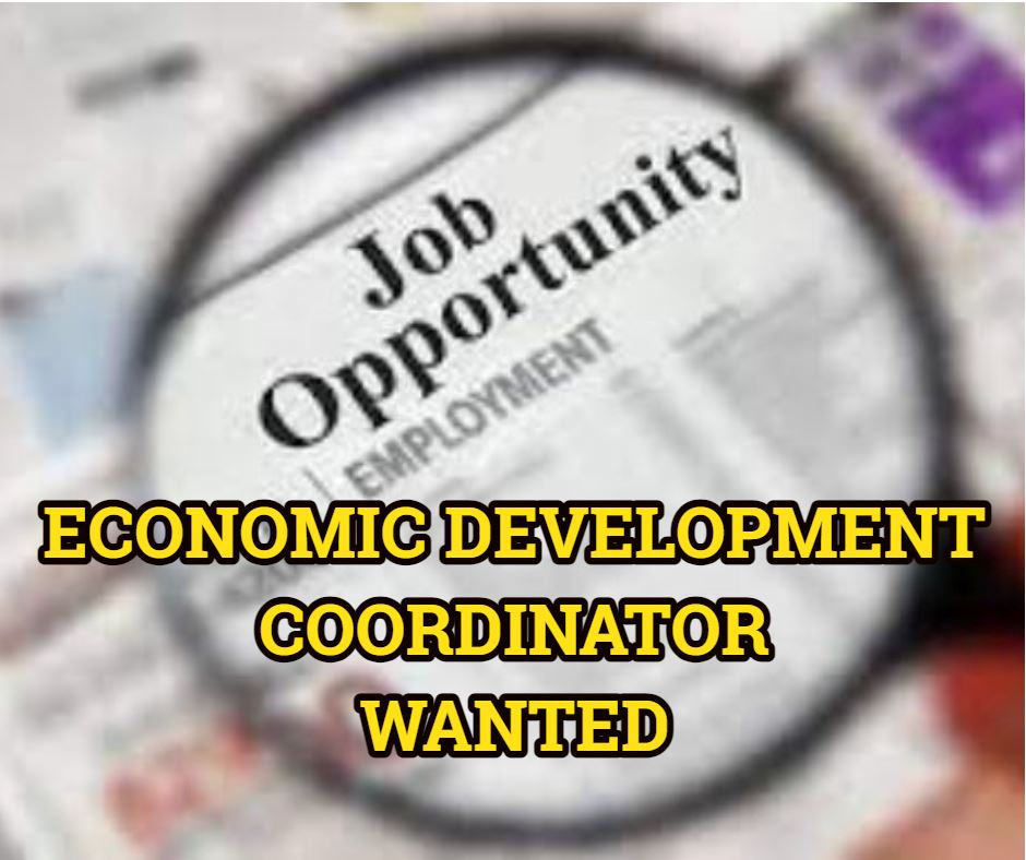 Ec Dev Coord help wanted