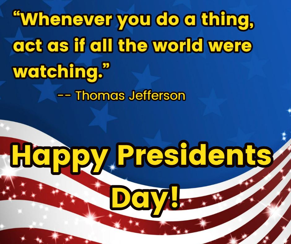 presidents day graphic