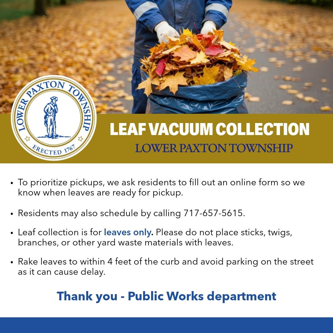 Submit online request for leaf collection