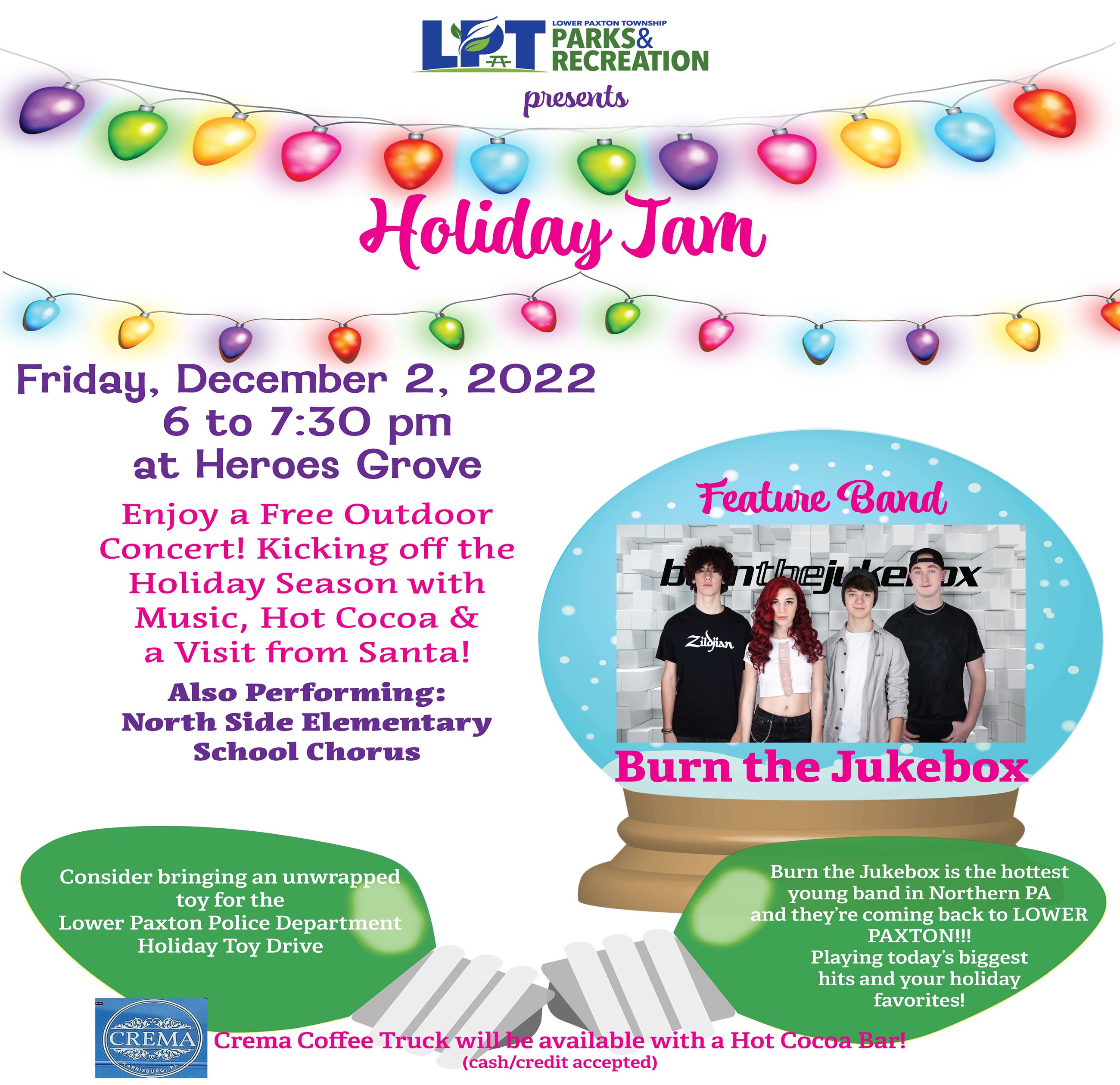 Holiday Jam Flyer 2022
