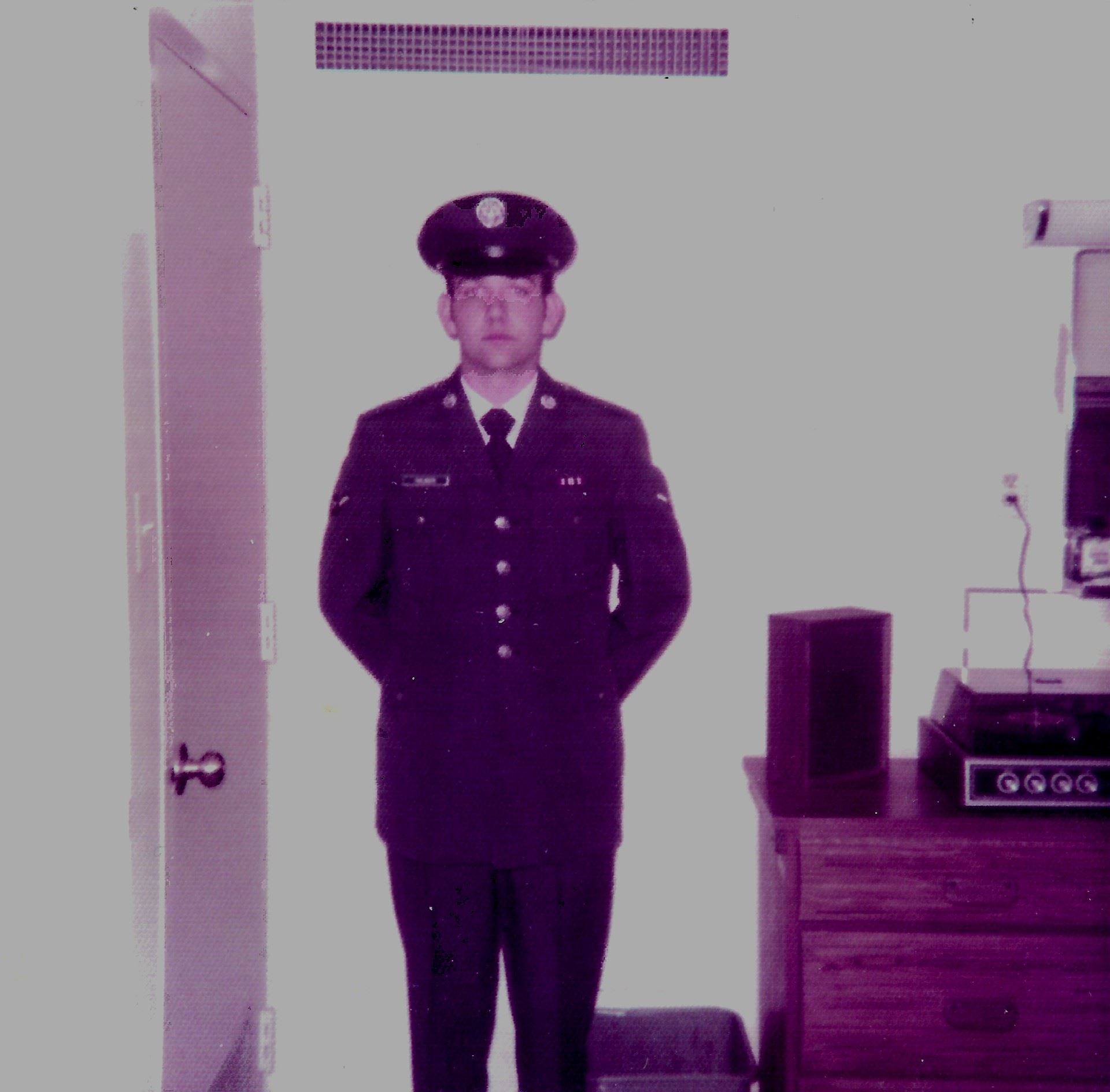 Terry Hilmer Lower Paxton staff military veteran Dress Blues 1975