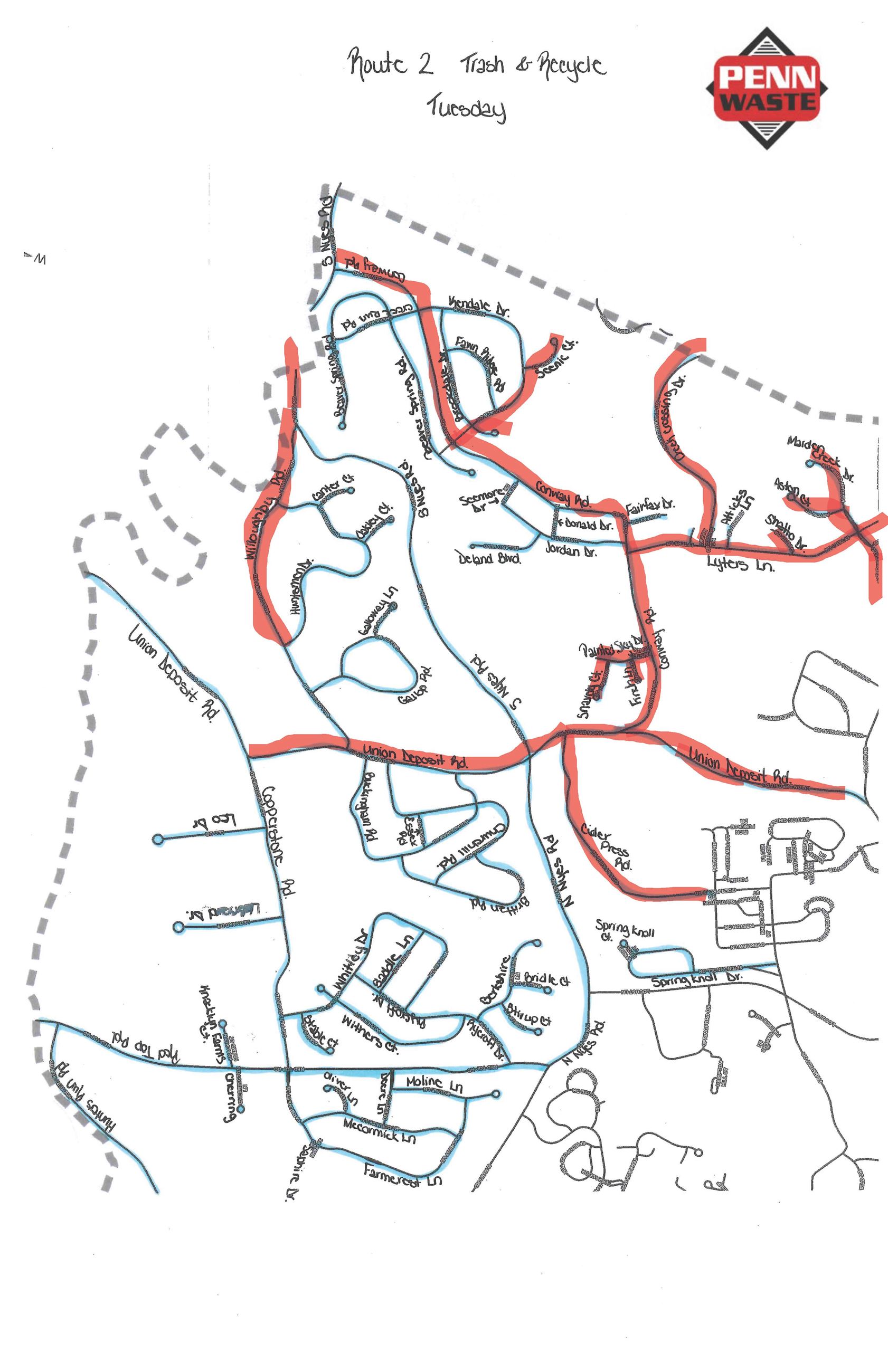 Lower Paxton Route 2 Trash ONLY