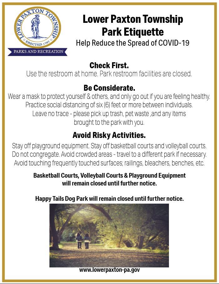 Social Media Flyer for Park Opening 5.1.20