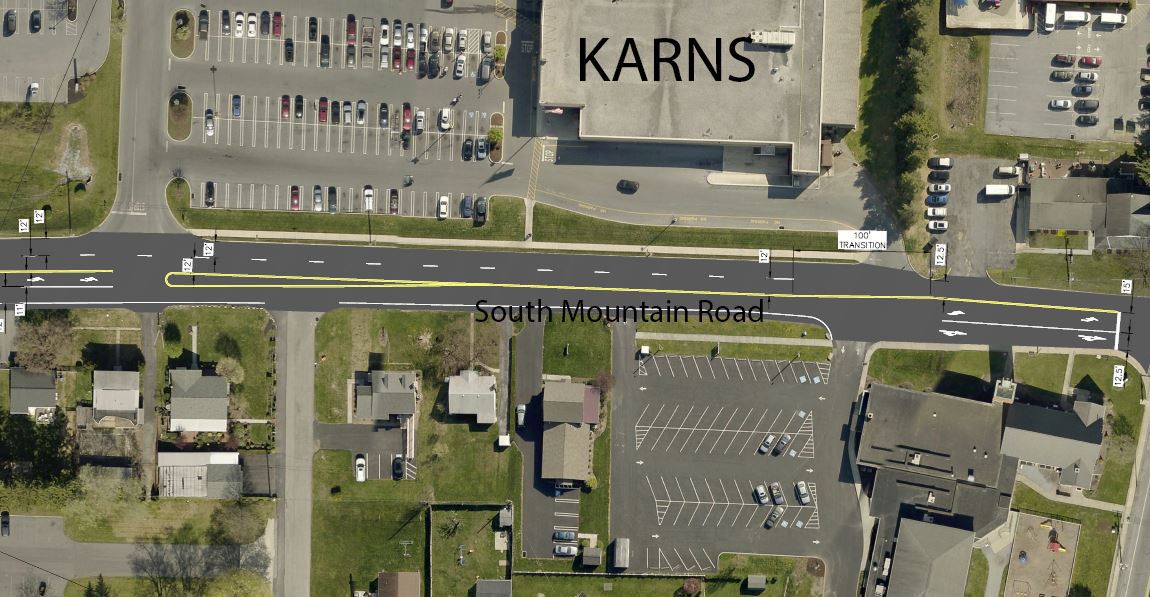 New Traffic Pattern on S. Mtn Road 9 - 2020 3